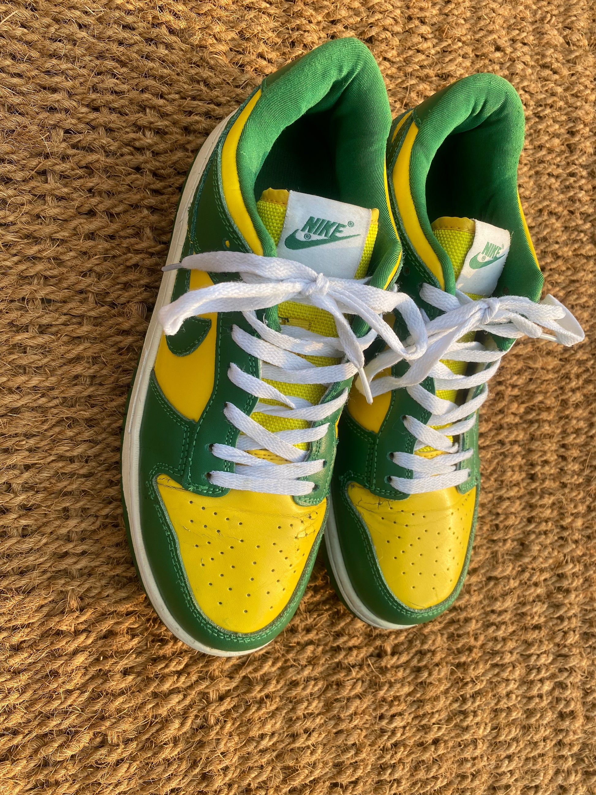Nike dunk low retro reverse Brazil edition