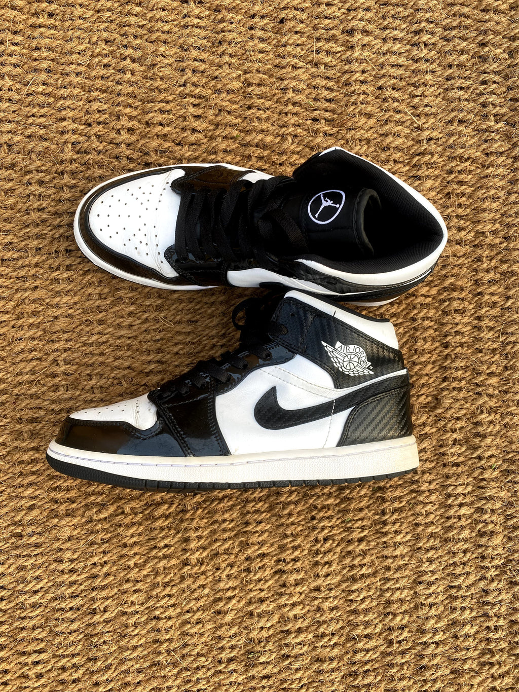 Nike Air Jordan 1 Mid All-Star Carbon Fiber