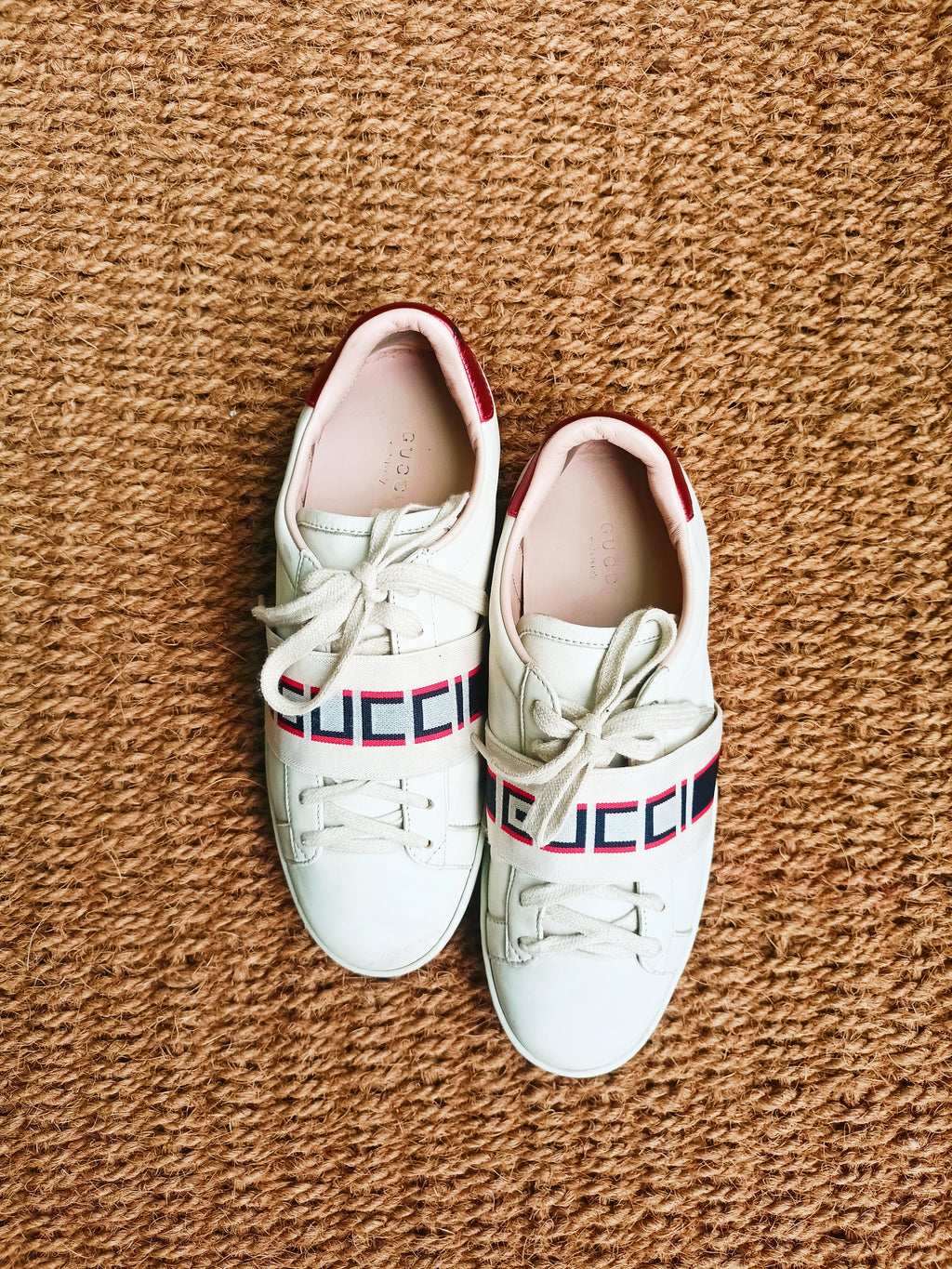 Gucci Ace stripe Red White