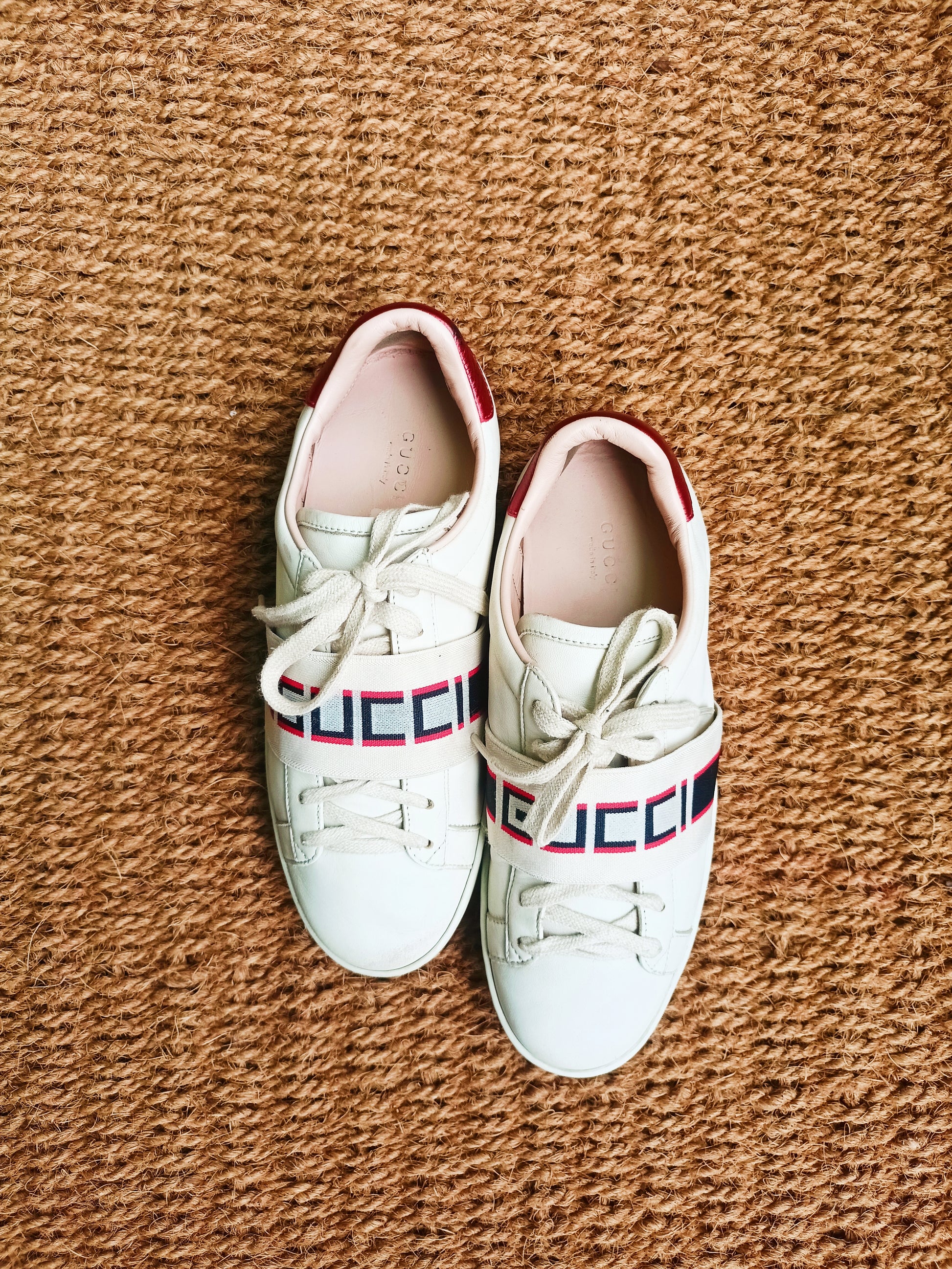 Gucci Ace stripe Red White