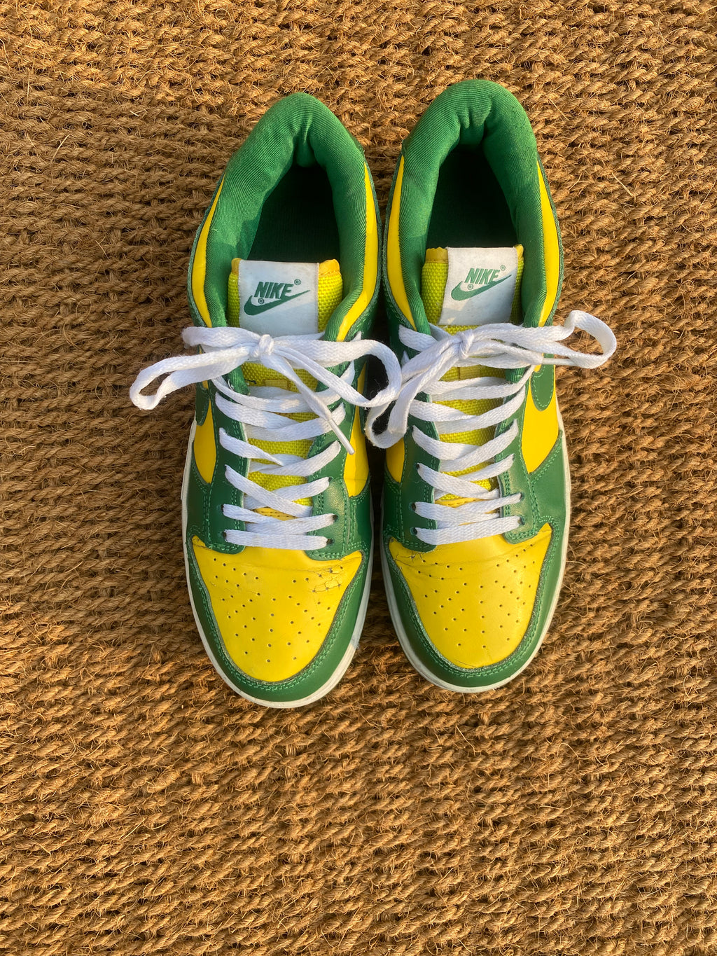 Nike dunk low retro reverse Brazil edition