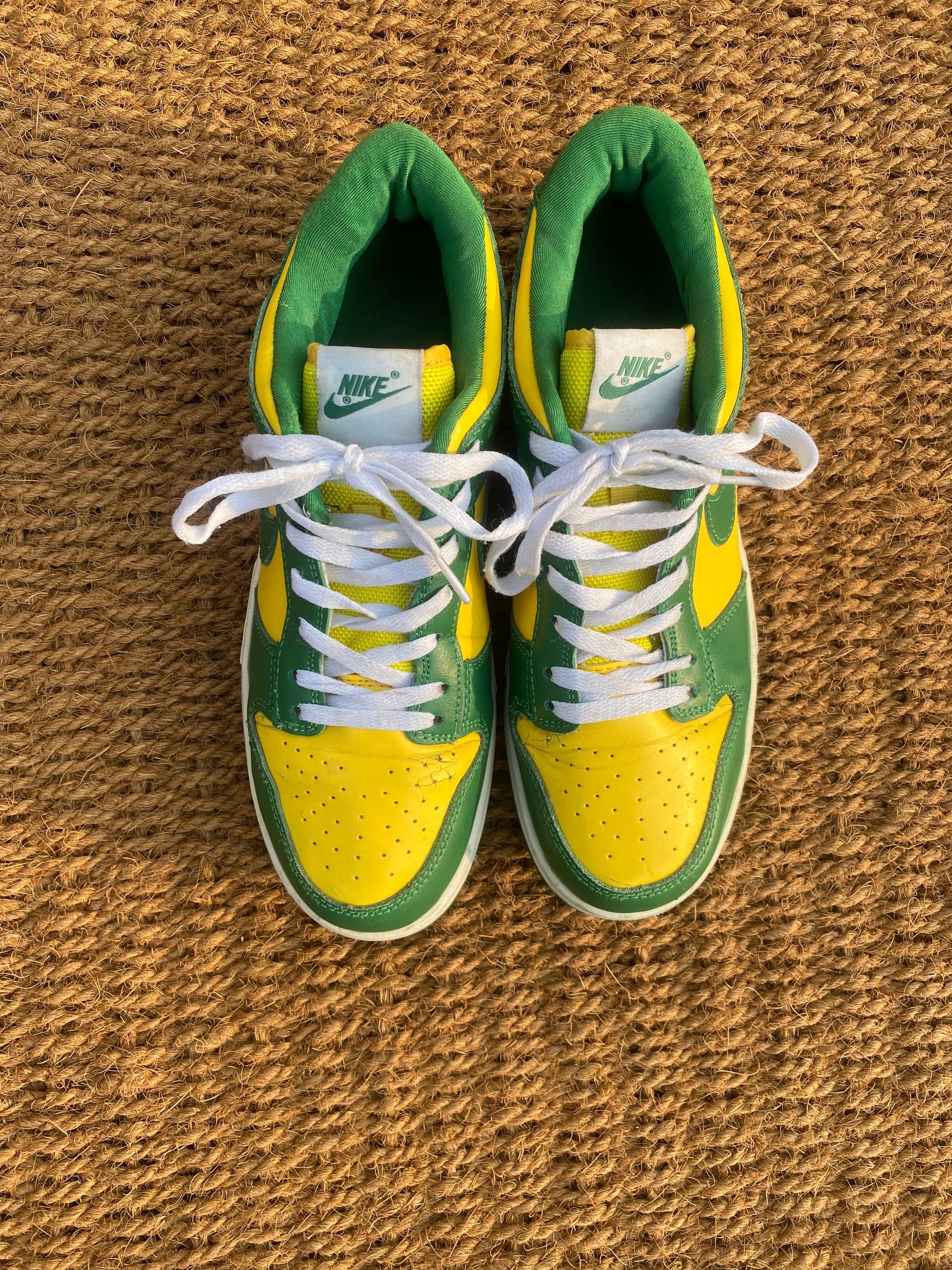 Nike dunk low retro reverse Brazil edition