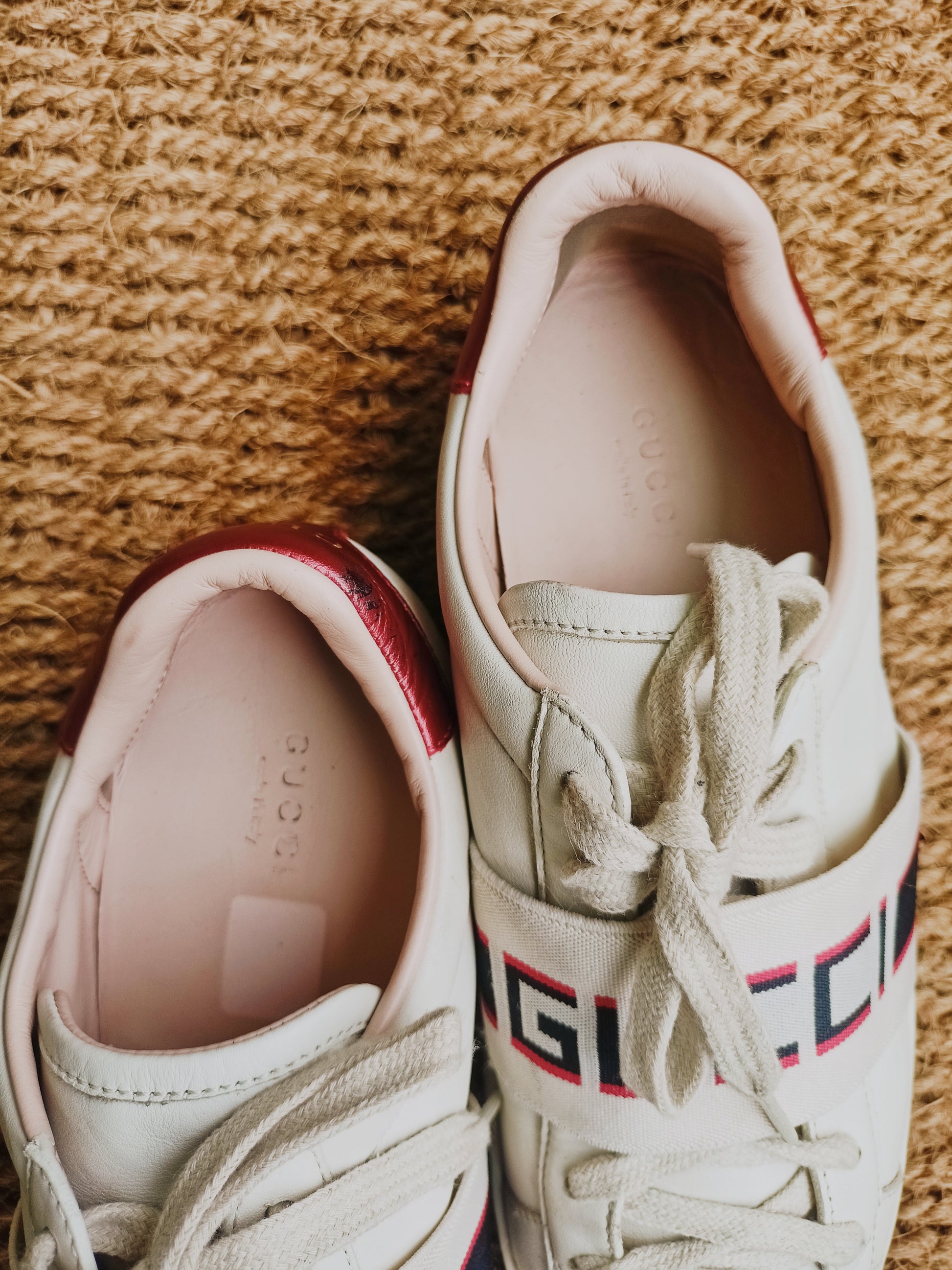 Gucci Ace stripe Red White