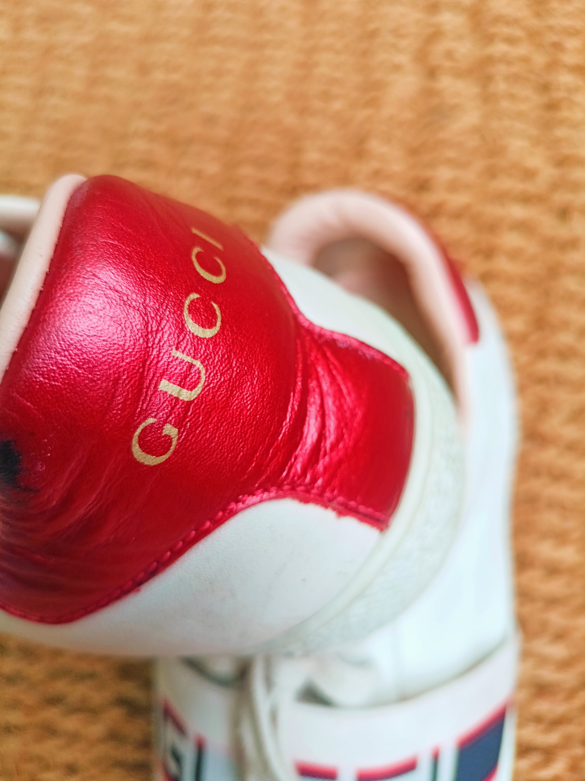 Gucci Ace stripe Red White