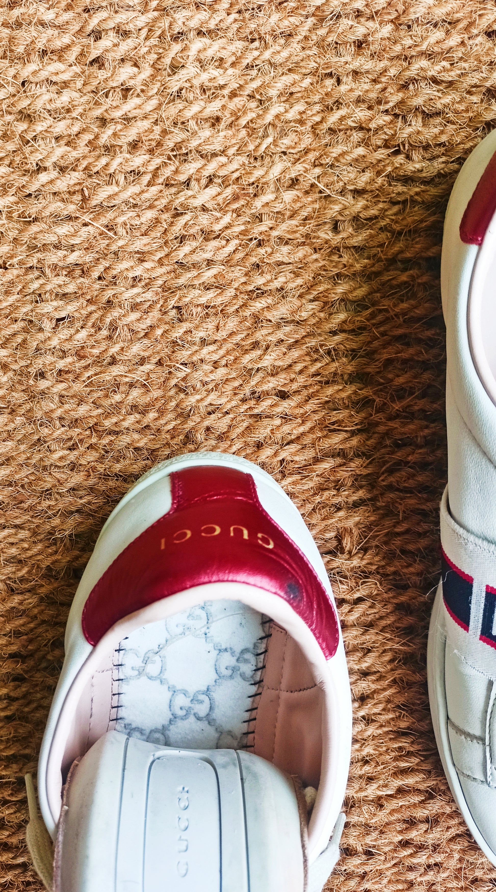 Gucci Ace stripe Red White